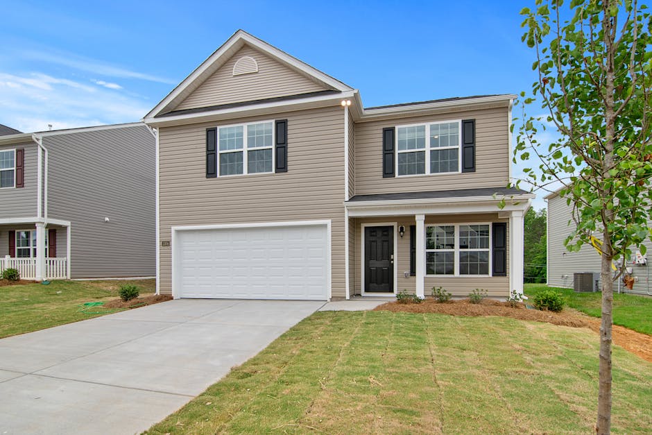 Clean, professional house exterior with excellent quality work